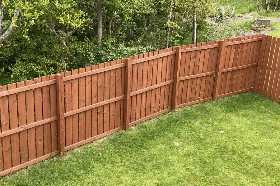 Wooden Fence Installation